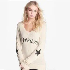 Wildfox, White Label Angora "Dream Sequin" Sweater, Size L